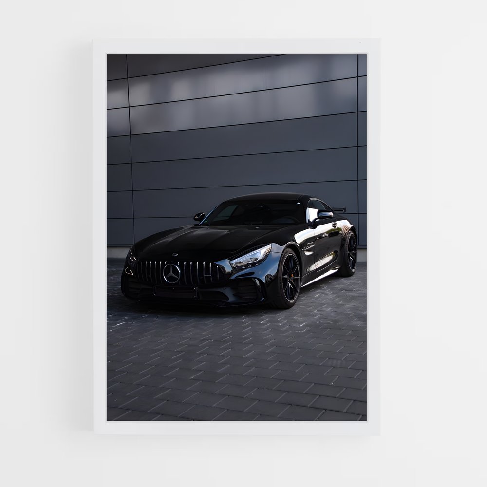 Poster puissant Amg gt – affiche Mercedes (vue 3)